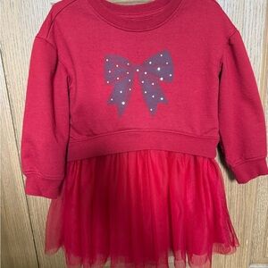 Cat & Jack Red Dress with Tulle Skirt